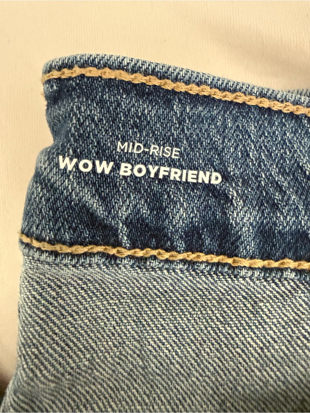 Old Navy Medium Blue Denim Boyfriend Jeans